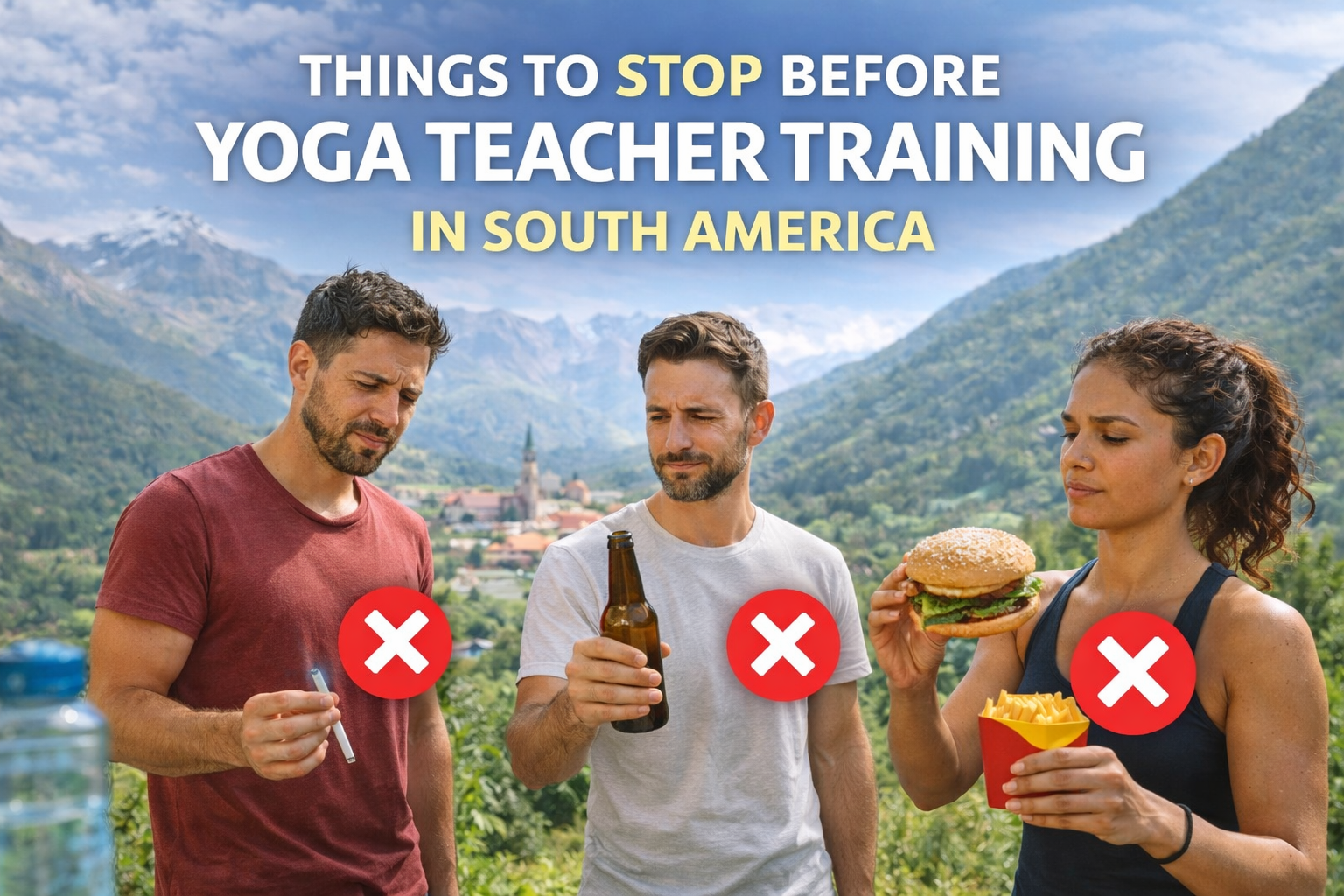 Things to Stop Before Yoga Teacher Training in South America
